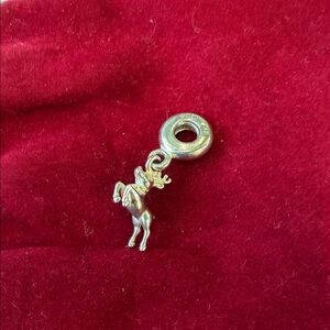 Silver Rain deer  Charm Pendant